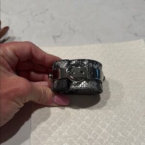 Harley-Davidson Black and Silver Bracelet